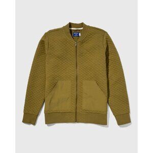 United By Blue Impact Bomber Jacket Olive Green Quilted